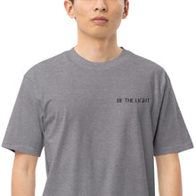 Load image into Gallery viewer, Be the Light Men’s Premium Heavyweight Tee