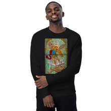Load image into Gallery viewer, Warrior of Light: Archangel Michael Stained Glass Sweatshirt