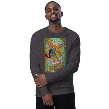 Load image into Gallery viewer, Warrior of Light: Archangel Michael Stained Glass Sweatshirt