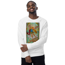 Load image into Gallery viewer, Warrior of Light: Archangel Michael Stained Glass Sweatshirt