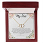 Solid Gold Necklace for the Wife, Girlfriend, Partner, Lover