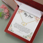 Solid Gold Necklace for the Wife, Girlfriend, Partner, Lover