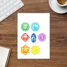Load image into Gallery viewer, Chakra Stickers Sheet