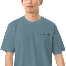 Load image into Gallery viewer, Be the Light Men’s Premium Heavyweight Tee
