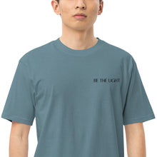 Load image into Gallery viewer, Be the Light Men’s Premium Heavyweight Tee
