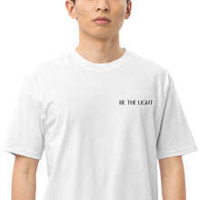 Load image into Gallery viewer, Be the Light Men’s Premium Heavyweight Tee
