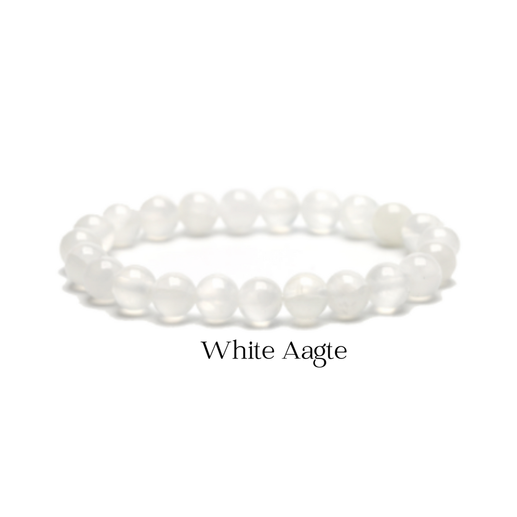 White Agate Bracelet