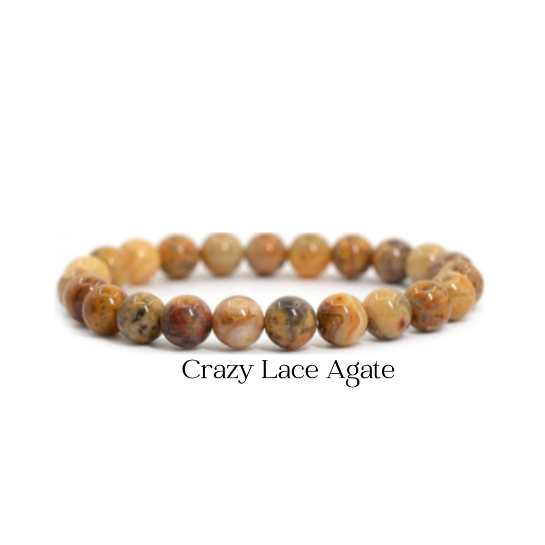 Crazy Lace Agate Bracelet